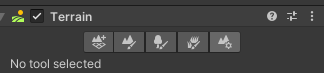 tools in Terrain Builder